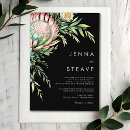 Zoek naar crisp uitnodigingen Tropisch sierlijk designer chic