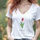 Zoek naar rode tulp tshirts April