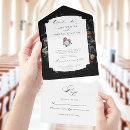 Zoek naar rood zwart huwelijk uitnodigingen Voor hem/haar