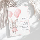 Zoek naar bunny rabbit uitnodigingen Ballon