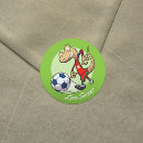 Zoek naar voetbal cartoon stickers Doel