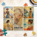 Zoek naar vrouw puzzels Retro