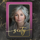 Zoek naar 60ste verjaardag uitnodigingen Contemporary