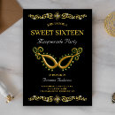 Zoek naar masquerade sweet 16 uitnodigingen Carnaval