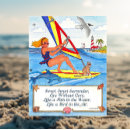 Zoek naar windsurfer briefkaarten Het windsurfing