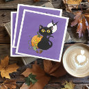 Zoek naar halloween zwarte kat servetten Elk persoon