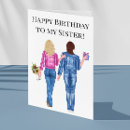 Zoek naar zuster verjaardagskaarten Aangepast