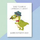Zoek naar grappige dinosaurus kaarten Voor hem