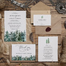 Zoek naar pine tree wedding uitnodigingen Dennenbos