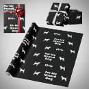 Zoek naar zwarte hond cadeaupapier Zwart wit