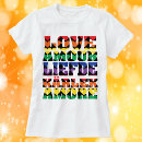 Zoek naar regenboog hart tshirts Liefde