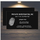 Zoek naar privé detective visitekaartjes Particulier