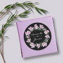 Zoek naar paarse bloemen stickers Elegant