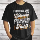 Zoek naar fluitist tshirts Fluitspeler