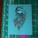 Zoek naar peacock feather briefkaarten Veren