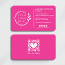 Zoek naar fuchsia visitekaartjes Eenvoudig