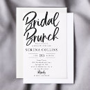 Zoek naar bruids brunch uitnodigingen Minimalistisch