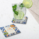 Zoek naar italiaanse tegels onderzetters Blauw