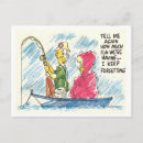 Zoek naar visserij briefkaarten Cartoon