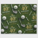 Zoek naar golfballen cadeaupapier Verjaardag