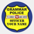 Zoek naar grappige politie stickers Leraar