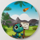 Zoek naar grappige dinosaurus buttons Schattig