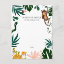 Zoek naar oerwoud baby shower briefkaarten Dieren