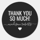 Zoek naar typografie stickers Dank u