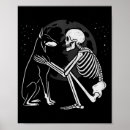 Zoek naar hond skelet posters Zwarte kat