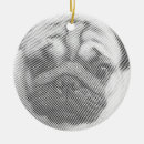 Zoek naar pug ornamenten Schattige puppy