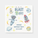Zoek naar ruimtevaart servetten Ruimte verjaardag