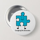 Zoek naar puzzel buttons Blauw