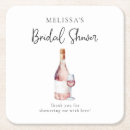 Zoek naar wijn onderzetters Bruid