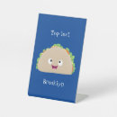 Zoek naar voedsel naambordjes Schattig