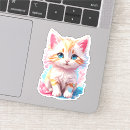 Zoek naar grote ogen stickers Katje