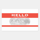 Zoek naar naamplaatje stickers Hallo mijn naam is