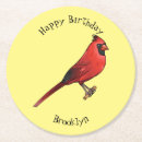 Zoek naar cardinal onderzetters Noordelijke kardinaal