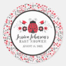 Zoek naar lieveheersbeestje baby shower stickers Ladybug