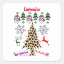 Zoek naar grappige kerstboom stickers Santa