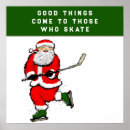 Zoek naar grappig hockey kunst Santa claus