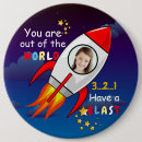Zoek naar ruimtevaart buttons Verjaardag