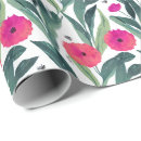 Zoek naar bloemen patroon cadeaupapier Waterverf