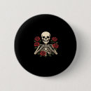 Zoek naar rode rozen buttons Griezelig