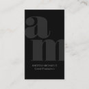 Zoek naar vette letters visitekaartjes Minimalistisch