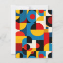 Zoek naar geometrisch patroon briefkaarten Abstract
