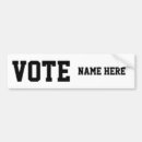 Zoek naar naam bumperstickers Verkiezing