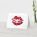 Zoek naar rode kus lippenstift kaarten Gladmaken