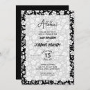 Zoek naar black and white birthday uitnodigingen Zwart wit