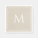 Zoek naar initiaal servetten Voor haar