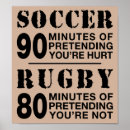 Zoek naar grappig rugby posters Voetbal